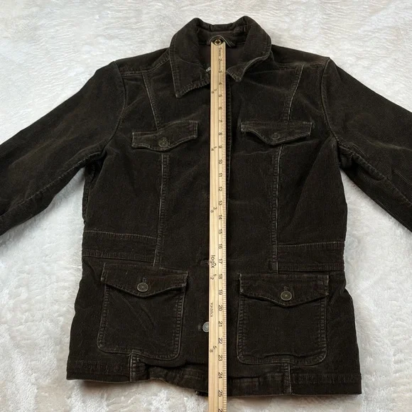 Eddie Bauer Dark Brown Corduroy Jacket - Picture 4 of 6